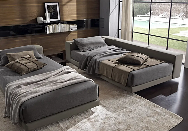 Letto imbottito con copertura removibile Atlante Duomo Design fabbrica Duomo Design dall'Italia. Foto №4