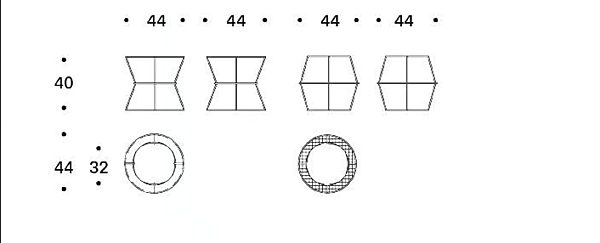 Tavolino da caffè rotondo in ferro con portamagazine integrato Ziggy Saba fabbrica SABA dall'Italia. Foto №7