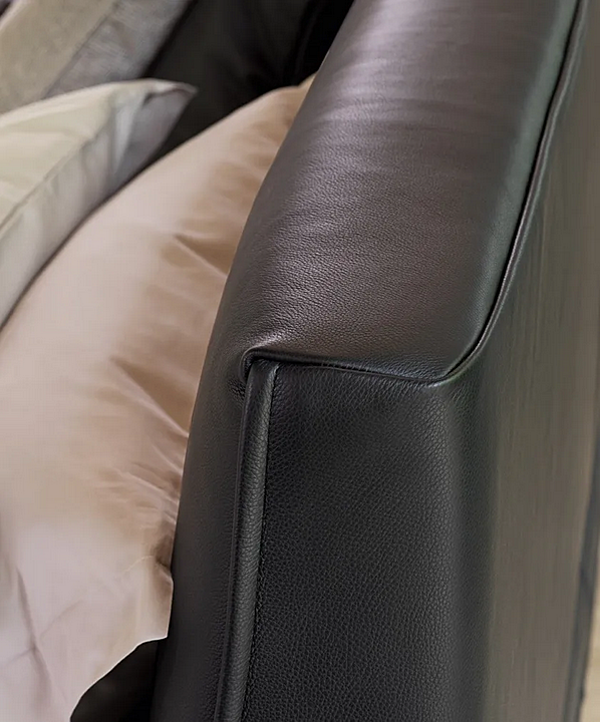 Letto matrimoniale in tessuto con copertura removibile Flou Icon fabbrica Flou dall'Italia. Foto №4