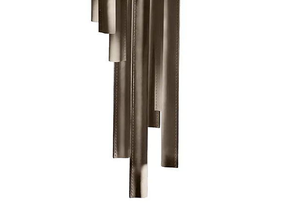 Lampada a sospensione in pelle conciata al vegetale LED foglia GIORGETTI fabbrica GIORGETTI dall'Italia. Foto №3