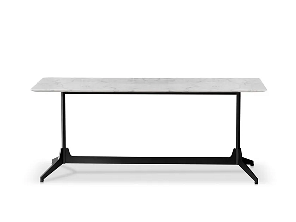 Tavolo console rettangolare in marmo di Carrara Saba Hexa fabbrica SABA dall'Italia. Foto №3