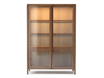 Credenza con 2 ante e ripiani in vetro Leonardo ARTE BROTTO L529 2H L529/2H