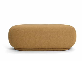 Pouf ovale imbottito in tessuto Bombo DOM Edizioni Pouf ovale imbottito in tessuto Bombo DOM Edizioni fabbrica DOM Edizioni dall'Italia