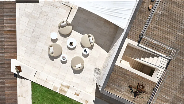 Poltrona da giardino in tessuto con braccioli Belt VARASCHIN 221P3, 221P5/221P5A fabbrica VARASCHIN dall'Italia. Foto №4