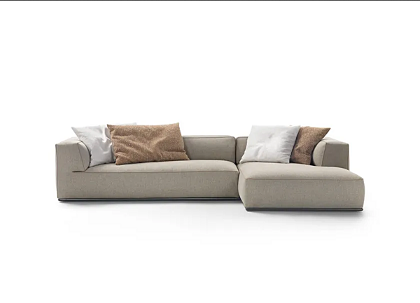 Divano angolare in tessuto con porta-riviste integrato FLEXFORM PERRY fabbrica FLEXFORM dall'Italia. Foto №11