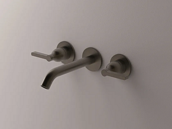 Miscelatore da parete in ottone per lavabo AGAPE MEMORY MIX fabbrica Agape dall'Italia