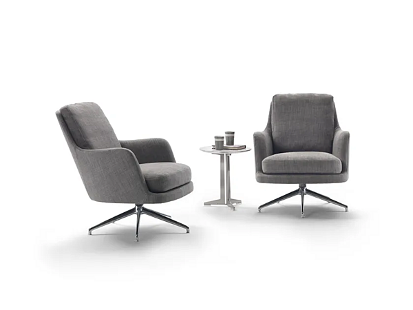 Poltrona girevole in tessuto con braccioli Marley FLEXFORM fabbrica FLEXFORM dall'Italia. Foto №6