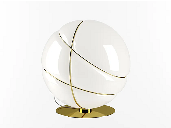 Lampada da tavolo in vetro soffiato Armilla Fabbian fabbrica Fabbian dall'Italia. Foto №1