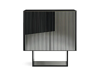 Alto mobile in acciaio inox e legno Gallotti&Radice 5th Avenue fabbrica Gallotti & Radice dall'Italia