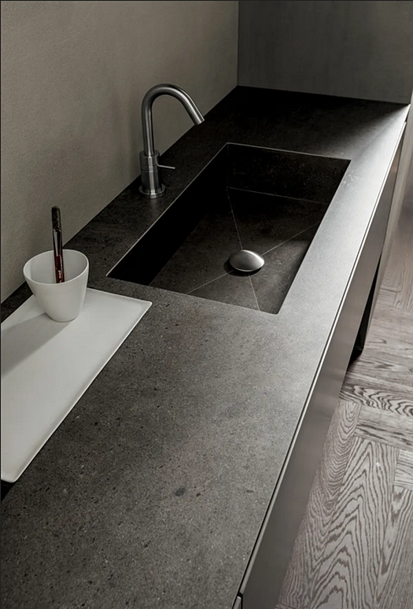 Set di mobili da bagno in grès porcellanato MODULNOVA Skill fabbrica Modulnova dall'Italia. Foto №6