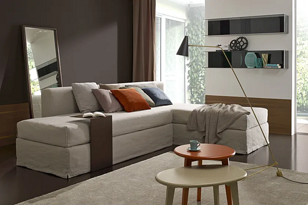 Letto contenitore con testata imbottita Wonder Duomo Design fabbrica Duomo Design dall'Italia. Foto №3
