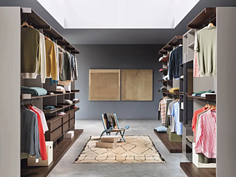 Armadio angolare modulare in legno NOVAMOBILI Ben fabbrica NOVAMOBILI dall'Italia