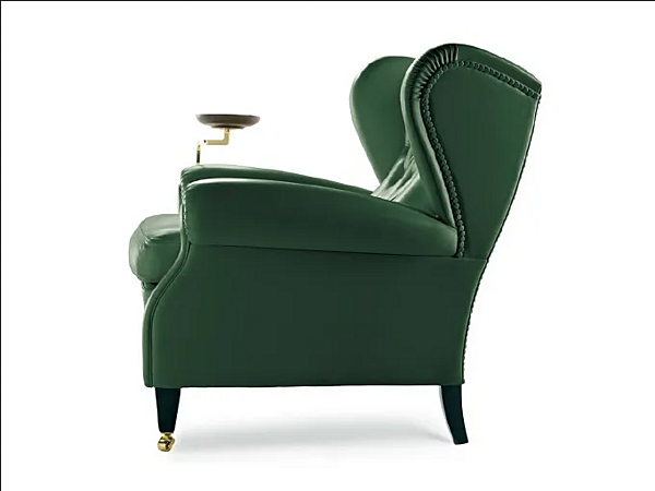 Poltrona bergère in pelle 1919 Poltrona Frau fabbrica POLTRONA FRAU dall'Italia. Foto №3