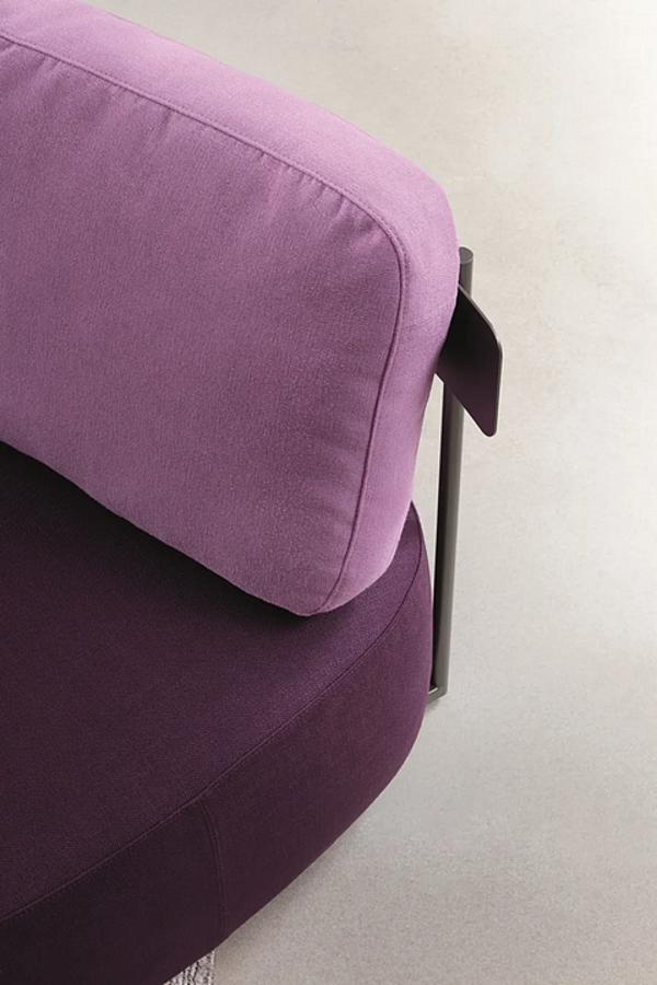 Poltrona in tessuto con copertura removibile Pierre Flou fabbrica Flou dall'Italia. Foto №8