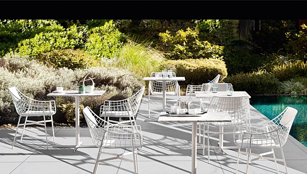 Sedia da giardino in acciaio con braccioli collezione VARASCHIN Summer Set 2423, 2423C fabbrica VARASCHIN dall'Italia. Foto №11