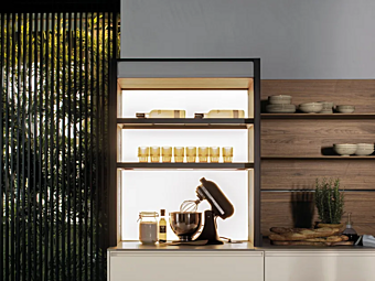 Unità aperta da banco in legno Ambrogio Euromobil fabbrica Euromobil dall'Italia