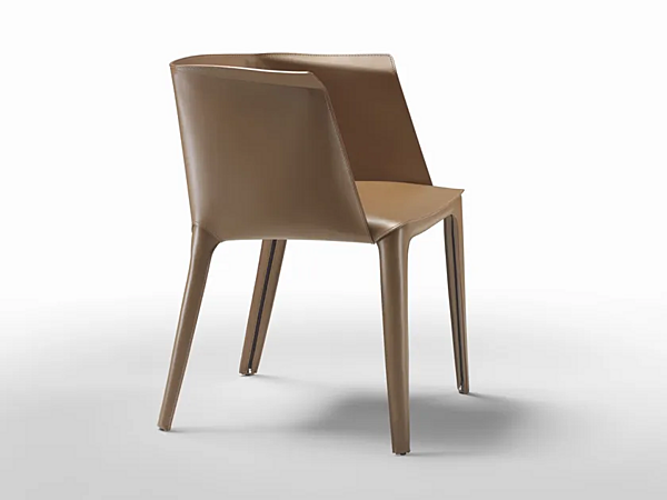 Poltrona in pelle conciata con braccioli FLEXFORM ISABEL fabbrica FLEXFORM dall'Italia. Foto №3