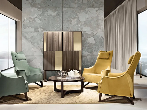 Buffet in legno con ante Origami GIORGETTI 61000, 61001, 61002 fabbrica GIORGETTI dall'Italia. Foto №3