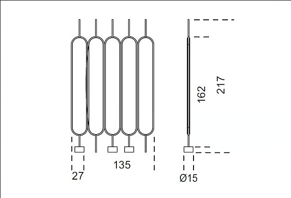 Paravento in vetro specchiato Chloe Gallotti&Radice fabbrica Gallotti & Radice dall'Italia. Foto №4