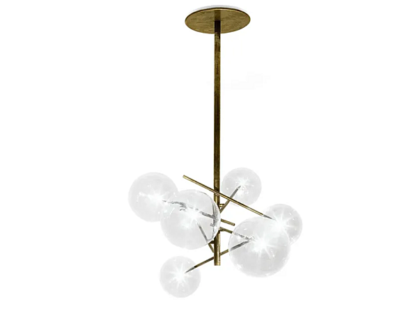 Lampada a sospensione in cristallo dimmerabile LED Bolle Gallotti&Radice fabbrica Gallotti & Radice dall'Italia. Foto №2