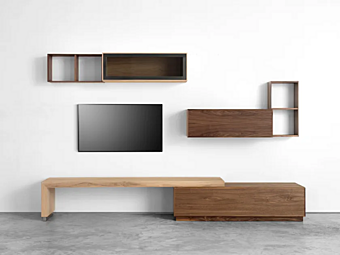 Parete di stoccaggio in legno Geo 05 ARTE BROTTO