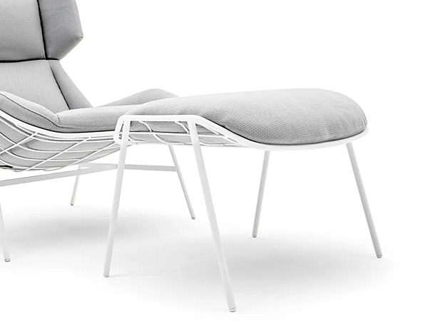 Pouf da giardino rettangolare in tessuto VARASCHIN collezione Summer Set 2428C fabbrica VARASCHIN dall'Italia. Foto №1
