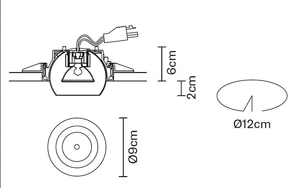 Fabbian прожектор потолочный с регулируемым светом  Tools F19 F41 fabbrica Fabbian dall'Italia. Foto №8