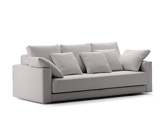 Divano letto con copertura sfoderabile in tessuto Flou Piazzaduomo Divano letto con copertura sfoderabile in tessuto Flou Piazzaduomo fabbrica Flou dall'Italia