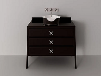 Unità lavabo in legno e vetro con cassetti Park Avenue Sophia 1A PKRSOPHIA1A fabbrica Park Avenue dall'Italia