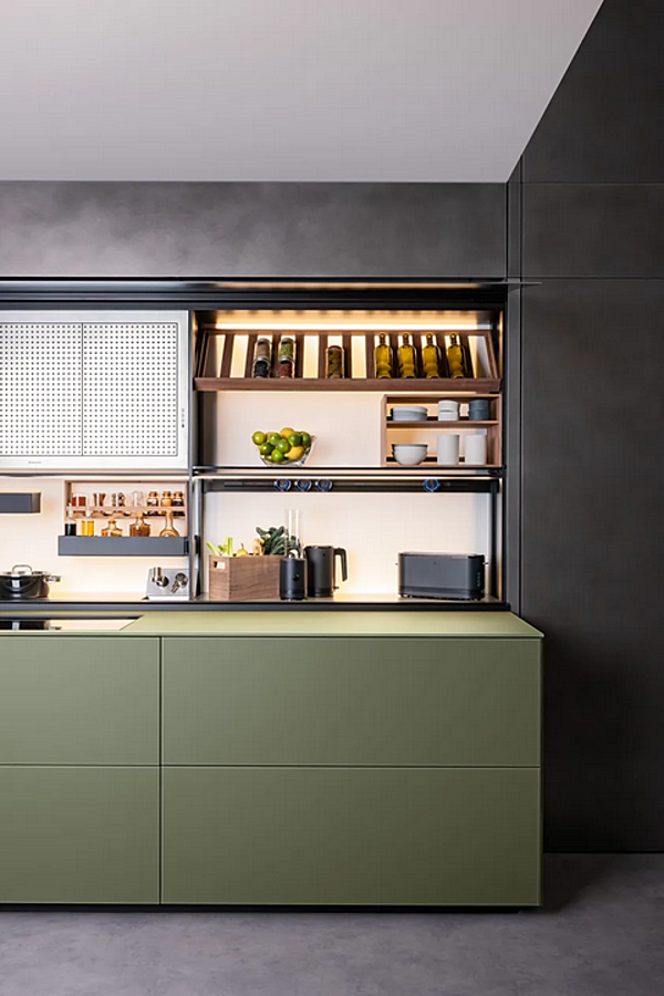 Cucina su misura in vetro Artematica Vitrum con nuova Logica VALCUCINE fabbrica VALCUCINE dall'Italia. Foto №4