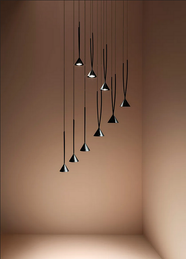Lampada a sospensione in vetro riciclato e nylon AXOLIGHT Jewel fabbrica Axolight dall'Italia. Foto №3