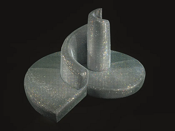 Диван с обитой спинкой из ткани Tatlin Diamond Edra fabbrica EDRA dall'Italia. Foto №2