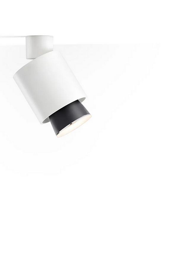 Lampada da soffitto LED regolabile in materiale metallico Fabbian collezione Claque F43 fabbrica Fabbian dall'Italia. Foto №2