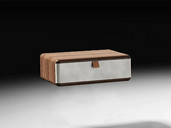 Tavolino da notte rettangolare in legno con cassetti CASA +39 PARADIGMA EPA001