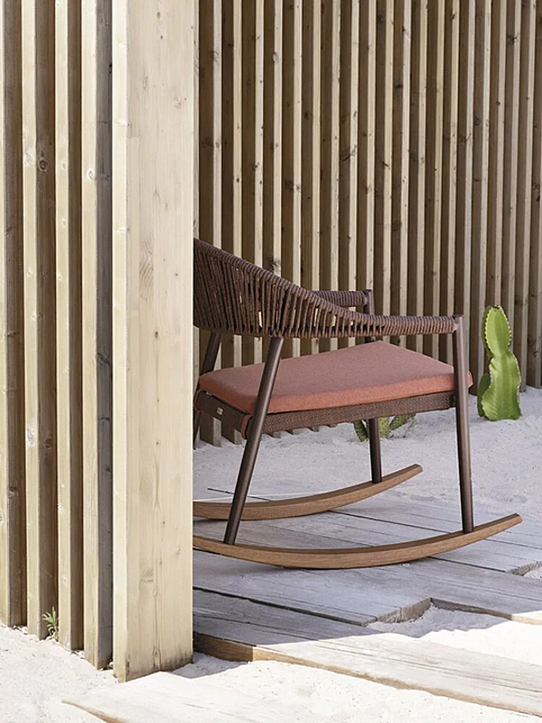 Poltrona da giardino con braccioli in tessuto VARASCHIN Clever Lounge 229D5, 229D3 fabbrica VARASCHIN dall'Italia. Foto №12