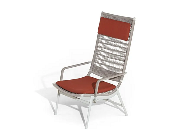 Poltrona da giardino con braccioli in corda Solaria Poltrona Frau fabbrica POLTRONA FRAU dall'Italia. Foto №2