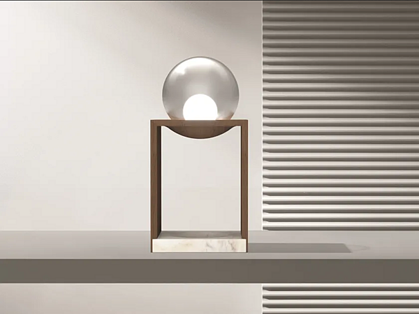 Lampada da tavolo in legno Spaziotempo GIORGETTI GA324G fabbrica GIORGETTI dall'Italia. Foto №7