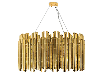 Lampada a sospensione in ottone Saki BRABBU