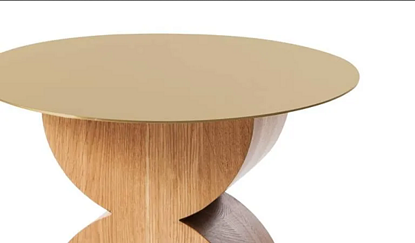 Tavolino da caffè rotondo in legno massello collezione Constantin CASSINA fabbrica CASSINA dall'Italia. Foto №4
