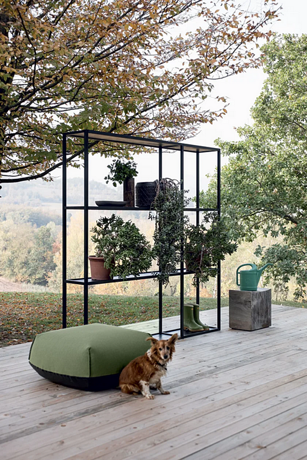Pouf da giardino in tessuto Sunbrella Brioni Kristalia fabbrica Kristalia dall'Italia. Foto №2