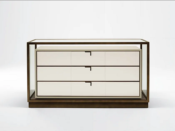 Комод из дерева и стекла модульный GIORGETTI TOWN fabbrica GIORGETTI dall'Italia. Foto №2