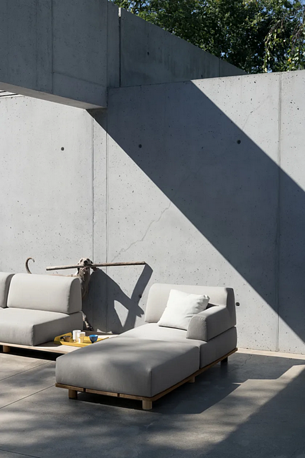 Divano modulare da giardino in tessuto Palco Kristalia fabbrica Kristalia dall'Italia. Foto №4