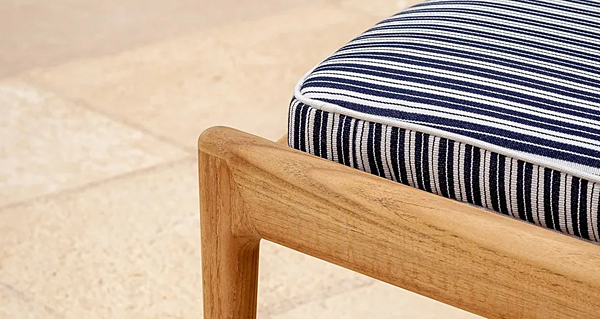 Lettino prendisole reclinabile in teak con ruote POLTRONA FRAU The Secret Garden fabbrica POLTRONA FRAU dall'Italia. Foto №10