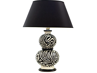 Lampada da tavolo in ceramica animale L_Antica Deruta AN/2062/L/40