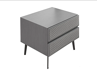 Tavolino da notte rettangolare in legno con cassetti CASA +39 NYX N0010-G