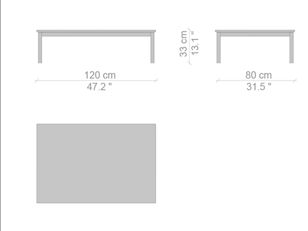 Tavolino da caffè rettangolare in vetro e acciaio CASSINA 10 Table en Tube Basse 010 fabbrica CASSINA dall'Italia. Foto №2