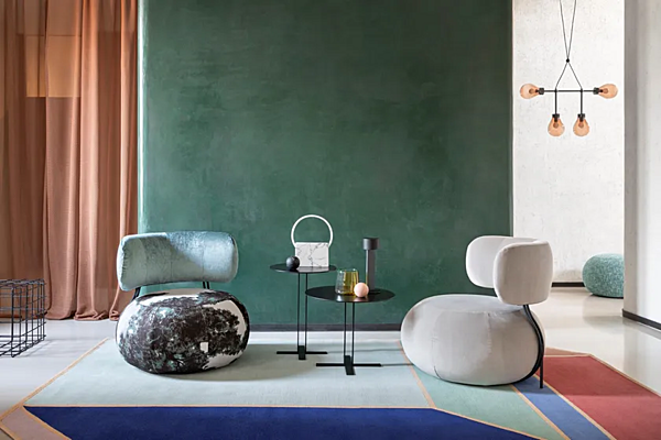 Poltrona in tessuto Baby Geo Saba fabbrica SABA dall'Italia. Foto №7