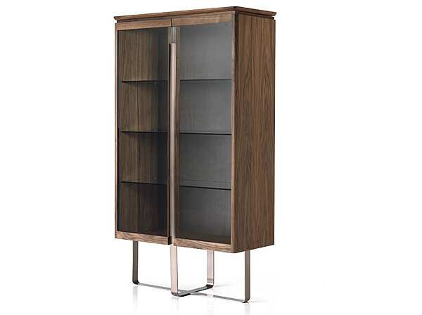 Cabinet da Esposizione in Noce Leonardo con Ante in Vetro di ARTE BROTTO fabbrica Arte Brotto dall'Italia. Foto №1