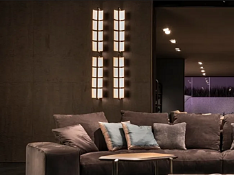 Lampada da parete in metallo Shield GIORGETTI GA340G, GA341G