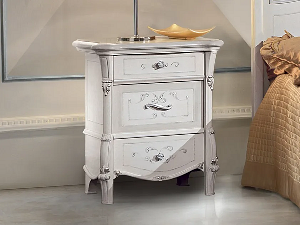 Comodino in legno con cassetti CASA +39 PRESTIGE 306 fabbrica CASA +39 dall'Italia. Foto №1